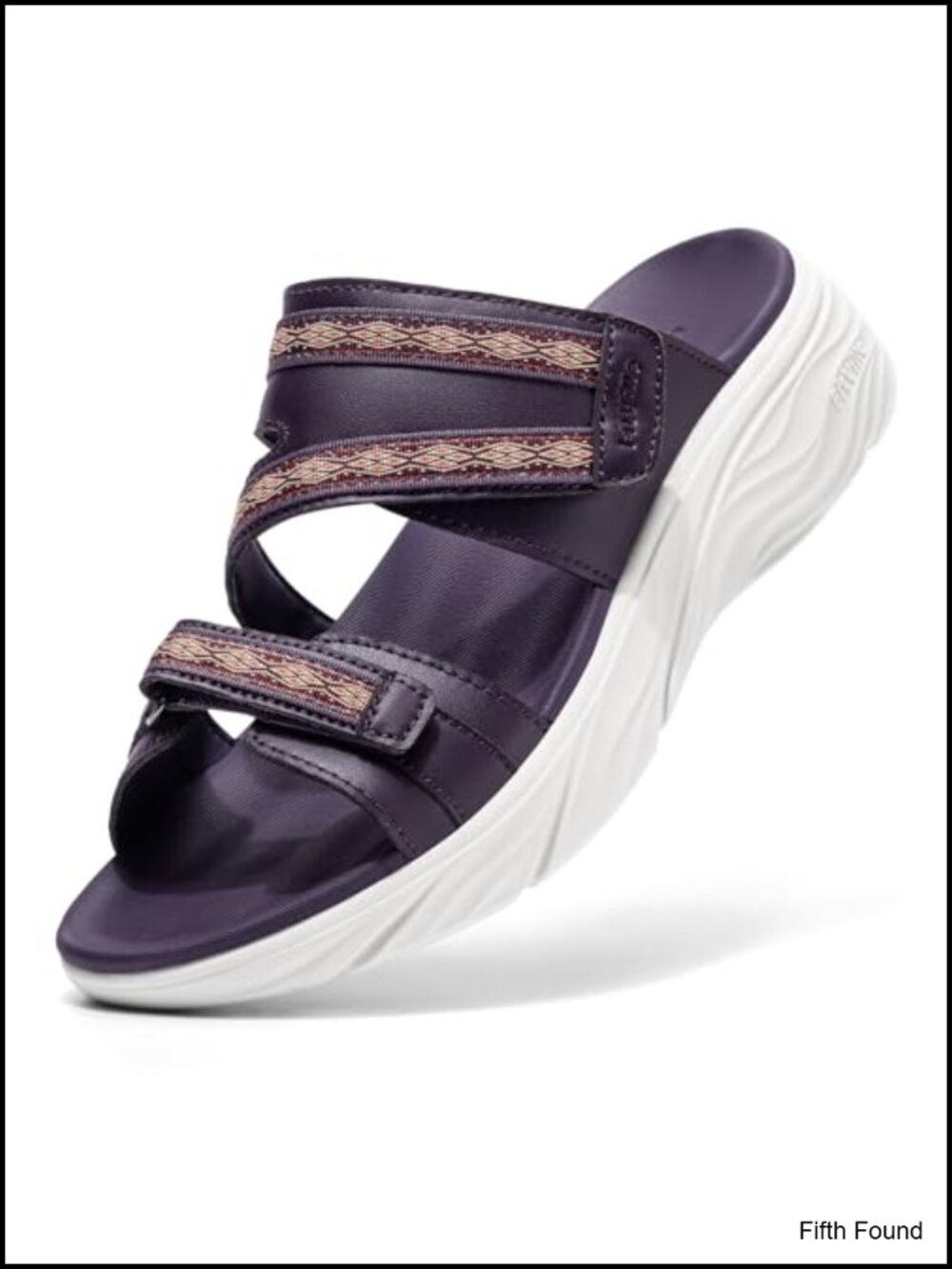 Wide Width Adjustable Slide Wedge Sandals for Swollen Feet Bunion Relief